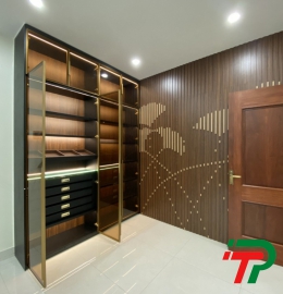 Tủ trang trí cánh kính 01