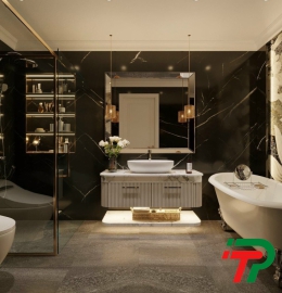 Tủ trang trí cánh kính 07